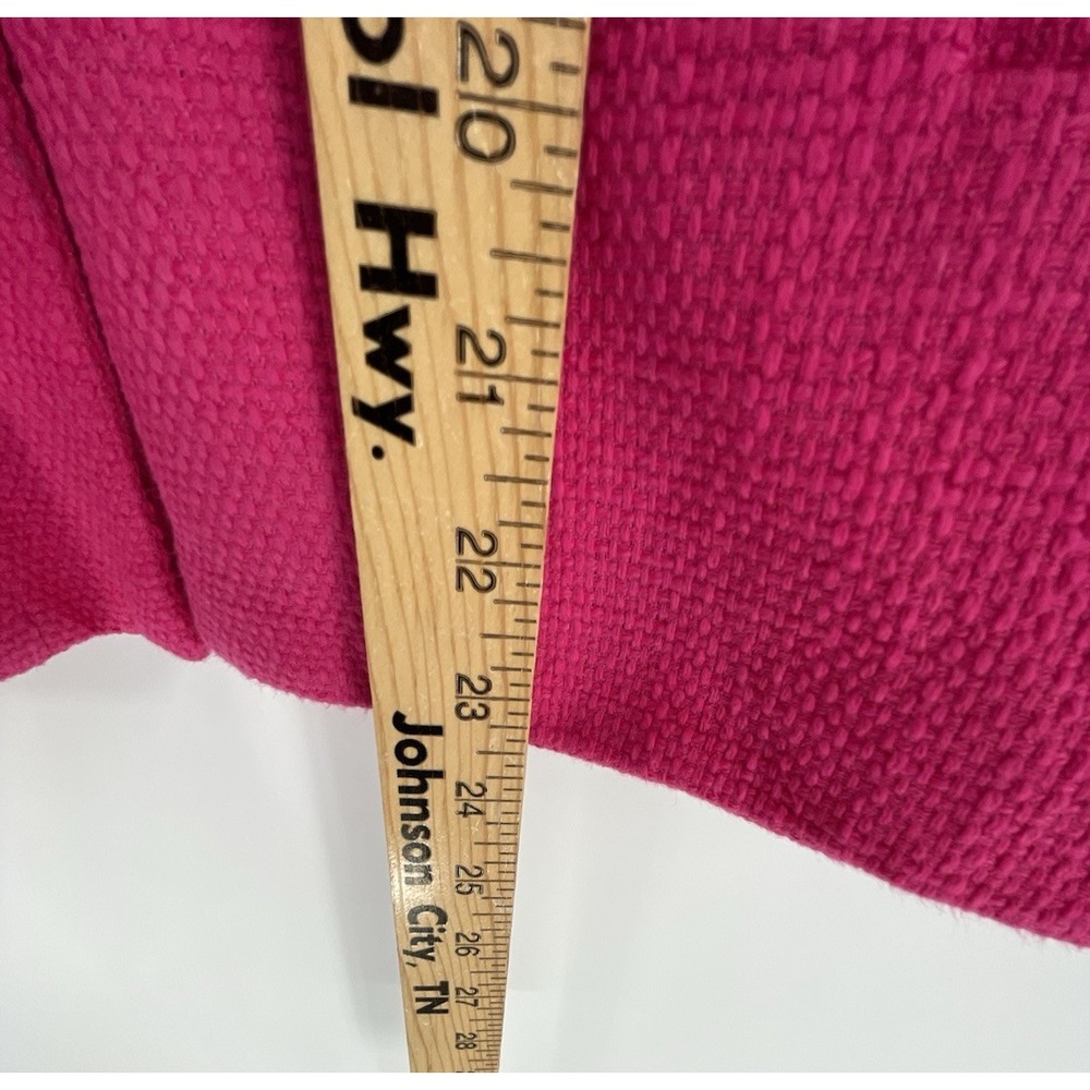 Liz Claiborne Women's XL Long Sleeve Bright Pink Button Up Hidden Buttons Blazer - Picture 5 of 10